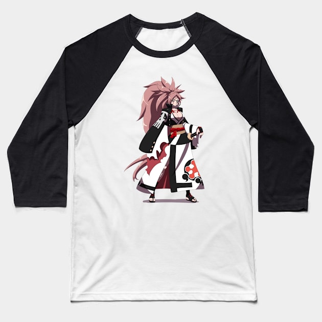 Baiken Guilty Gear Baseball T-Shirt by abdul rahim